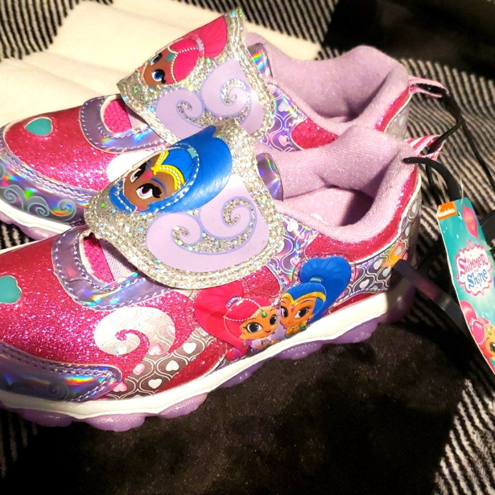Light up shimmer and Shine sneakers